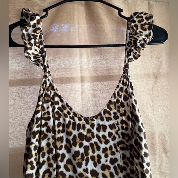 🖤 Jessica Simpson Leopard Print Jumpsuit – Size S - Picture 3 of 5
